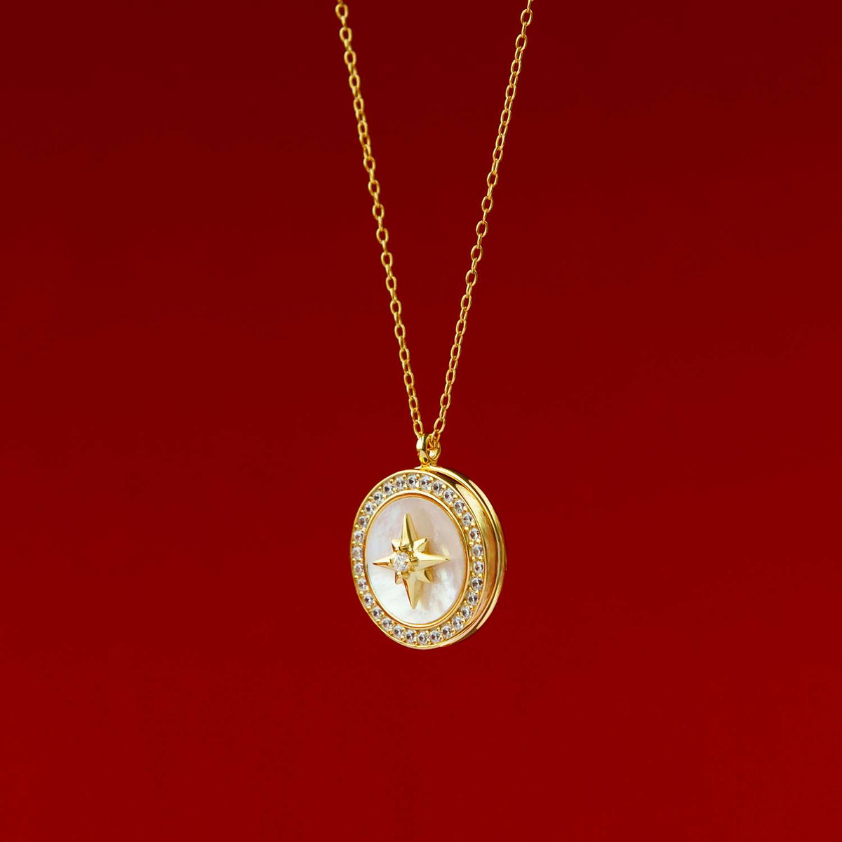 LUNA LOCKET | Two Babies | Sterling Silver - MILA CANTES