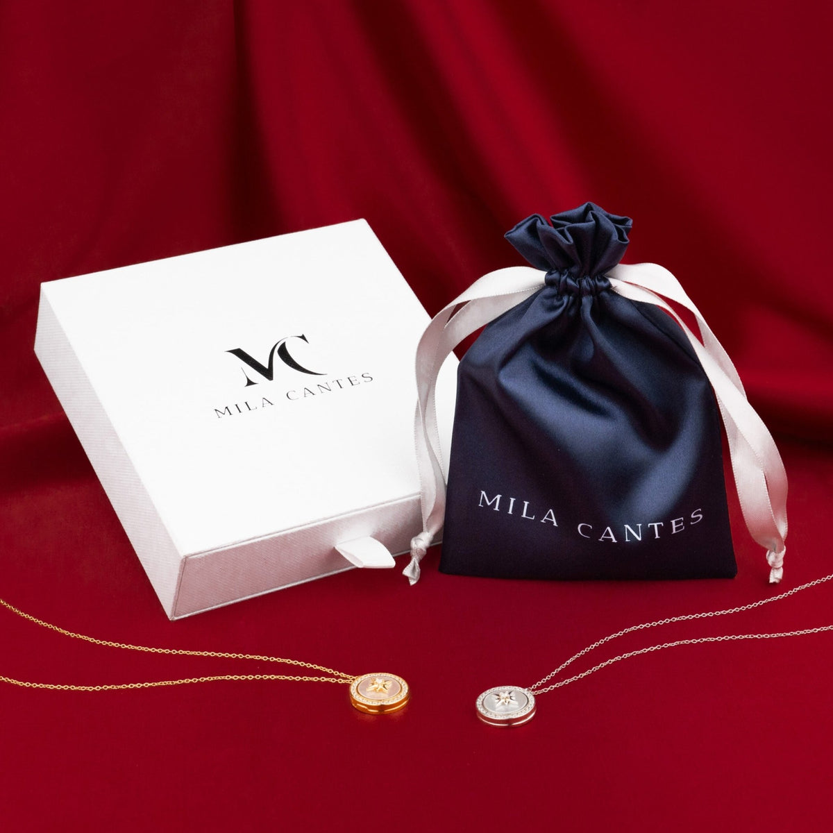 LUNA LOCKET | Happy Parents | Sterling Silver - MILA CANTES