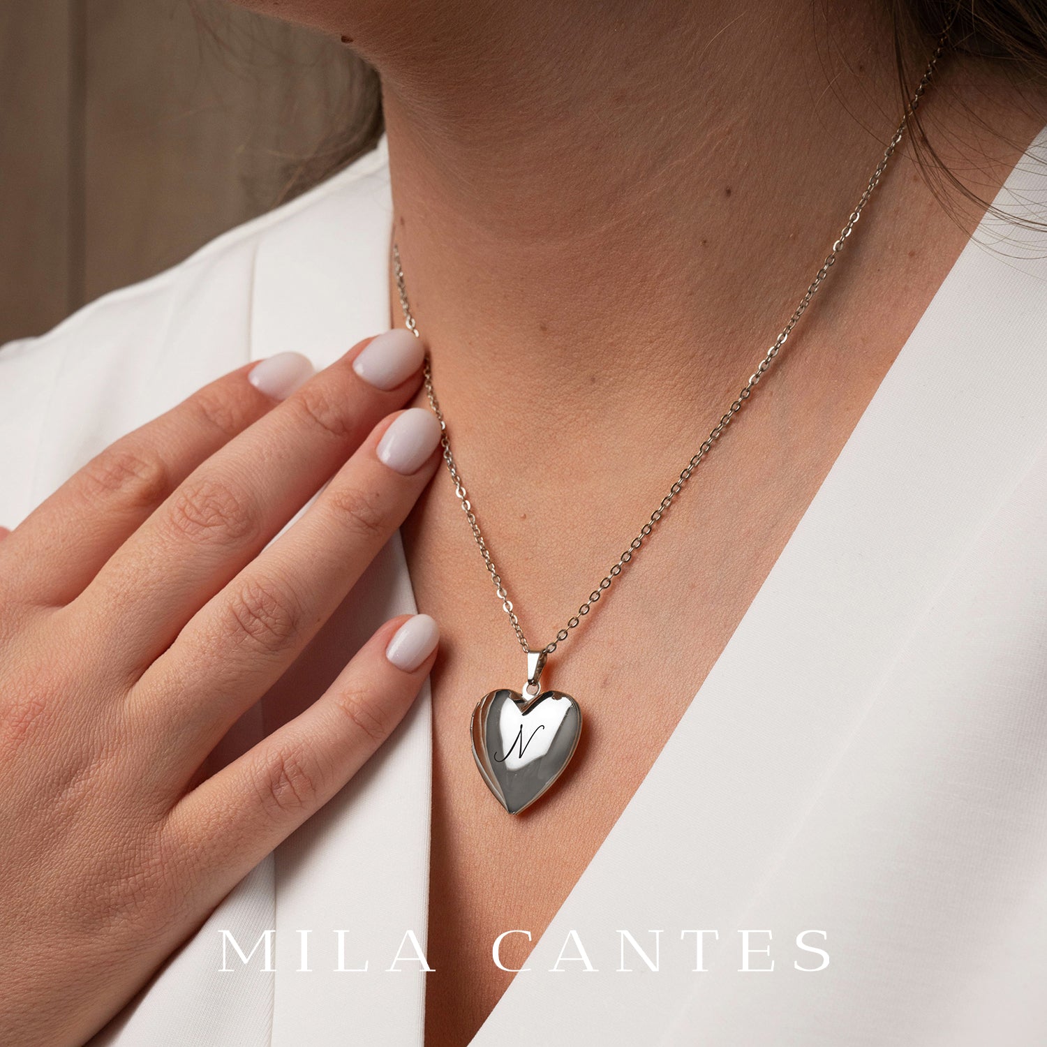 HEART LOCKET | Baby Initial - MILA CANTES