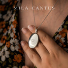 OVAL LOCKET | Mom Of Two - MILA CANTES