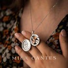 OVAL LOCKET | Two Babies - MILA CANTES